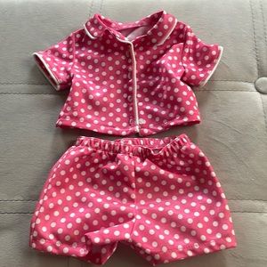 American girl doll clothing - pajama set